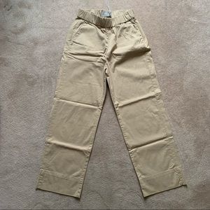 everlane easy pant khaki size 4